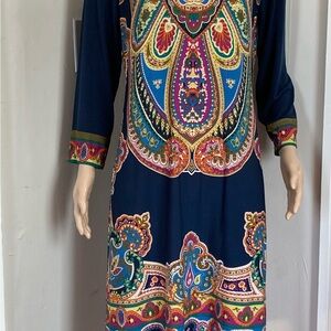 Vintage London Times Boho Dress Size 8